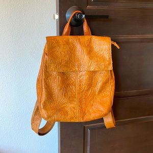 American leather backpack